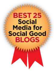 Socialbrite named one of Best 25 Social Media for Social Good Blogs